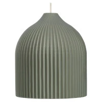 Свеча декоративная цвета шалфея из коллекции edge, 10,5см