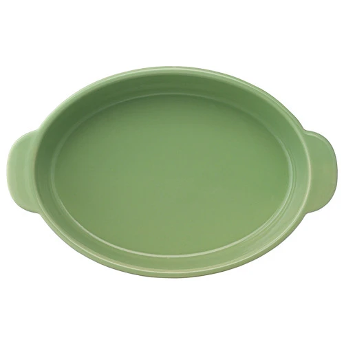 Блюдо для запекания country mill, 29,8х19 см, светло-зеленое