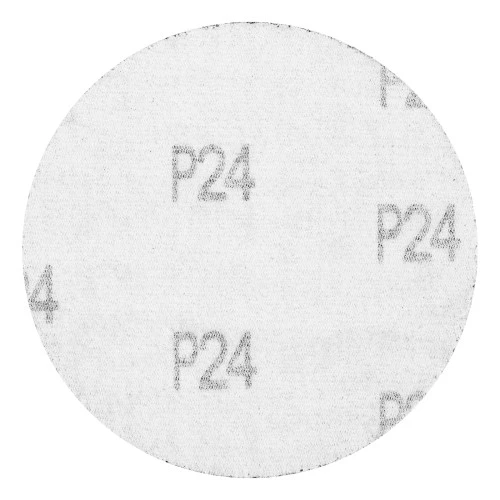 Круг абразивный на ворсовой подложке под "липучку", P 24, 115 мм, 10 шт Matrix