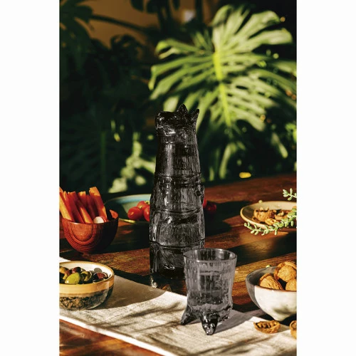 Набор из 4 стаканов kitty, черный