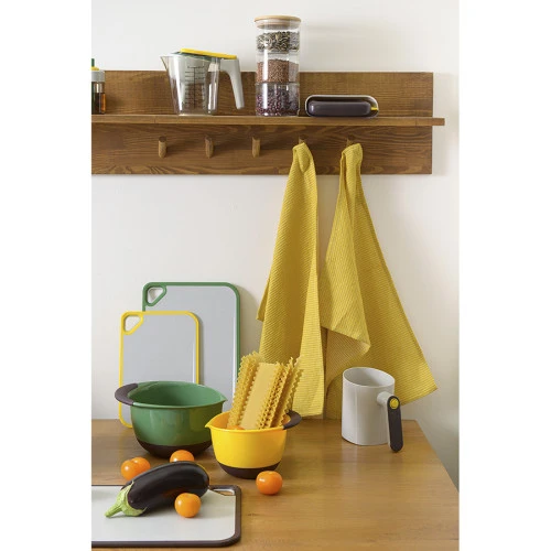 Набор из 3 банок для хранения eco store с крышками из бамбука