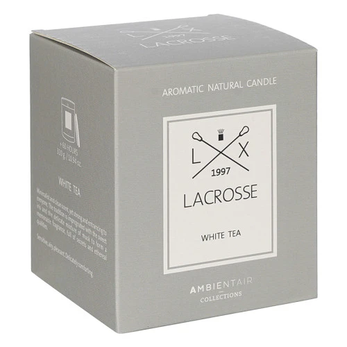 Свеча ароматическая lacrosse, white tea (новая), 60 ч