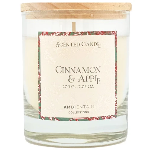 Свеча ароматическая gifting, cinnamon&apple, 40 ч