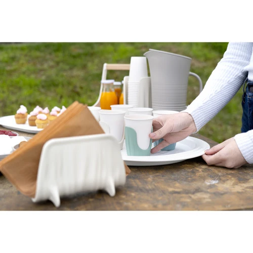 Салфетница настольная tierra, серо-бежевая