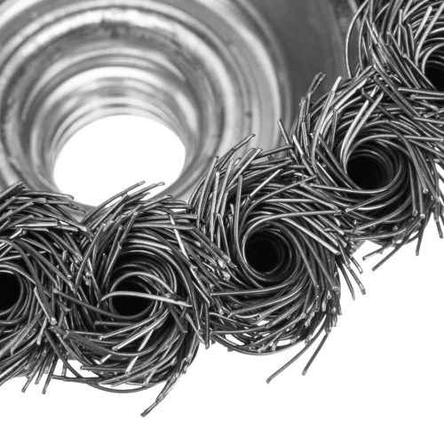 Щетка для УШМ, 75 мм, М14, "чашка", крученая проволока 0.35 мм Matrix