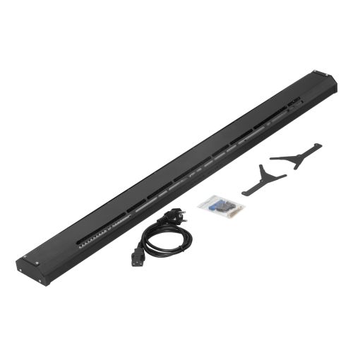 Конвектор электрический плинтусный ATRIC-450, 230 В, 450 Вт, ТЭН, черный Denzel