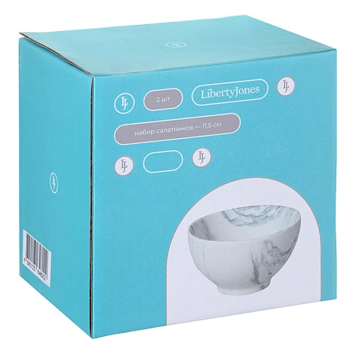 Набор салатников marble, D11,5 см, 2 шт.