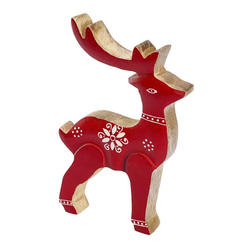 Декор новогодний reindeer rudolph из коллекции new year essential, 20 см