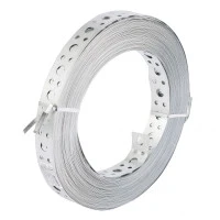 Лента перфорированная, вентиляционная, прямая, 0.55 мм, LP, V 2.5см х 25 м, цинк Сибртех