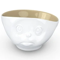 Чаша sulking, 500 мл, белая/песочная