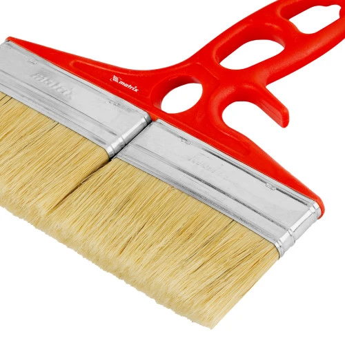 Кисть флейцевая для лаков, 200 x 12, натуральная щетина, пластиковая ручка Color line Matrix