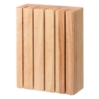 Подставка для ножей hevea, светлое дерево