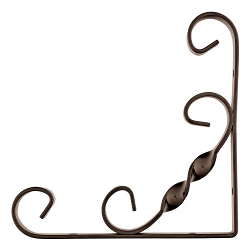 Кронштейн декоративный, 150 х 150 мм, коричневый Сибртех