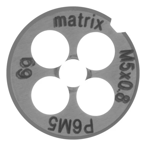 Плашка М5 х 0.8 мм, HSS Matrix