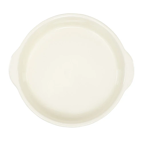 Блюдо для запекания birds of paradise, D27 см, кремовое