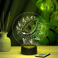 3D светильник  Светильник "Глаз дракона"
