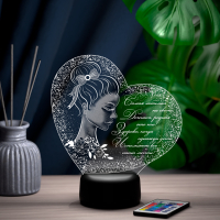 3D светильник  Светильник "Любимой дочери"