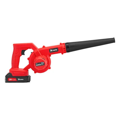 Воздуходувка-пылесос акк. портативная, LB-185, 75 м/с, 185 м³/ч, Li-Ion, 20 В MTX