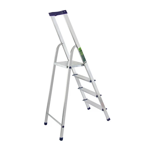 Стремянка алюминиевая с органайзером "Универсал", 4 ступени, Сибртех