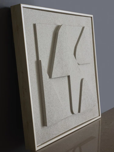 Панно декоративное с эффектом 3d minimalism triangle, 40х40 см