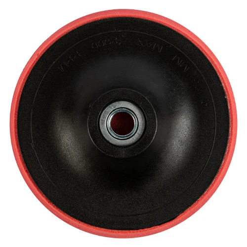 Насадка для дрели и УШМ с липучкой, 125 мм, с адаптером c М14 на d8 Сибртех