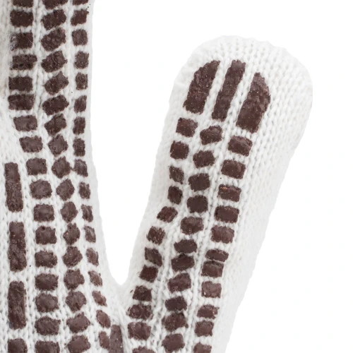 Перчатки трикотажные, ПВХ гель "Протектор", оверлок Сибртех