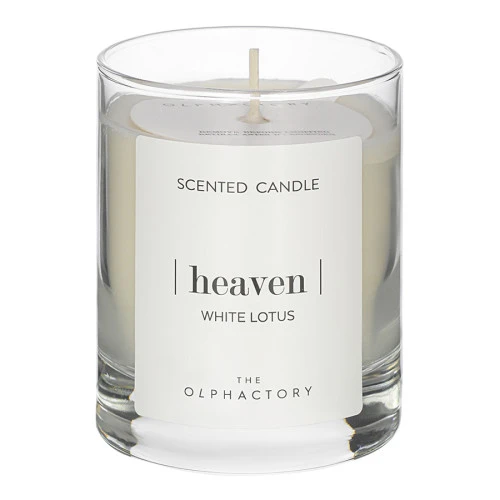 Свеча ароматическая the olphactory, heaven, white lotus (новая), 40 ч