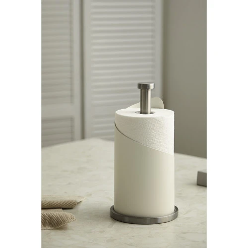 Держатель для бумажных полотенец riks, молочный