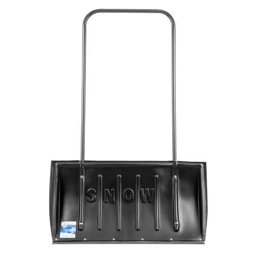 Движок для уборки снега пластиковый, 780 х 420 х 1140 мм, стальная рукоятка, Сибртех