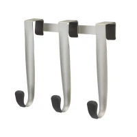 Вешалка надверная schnook, 23 см, черная-никель, 3 крючка