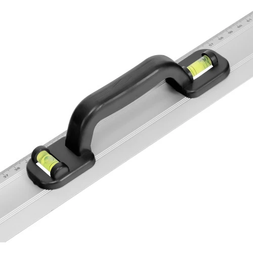 Линейка-уровень, 1000 мм, металлическая, пластмассовая ручка 2 глазка Matrix