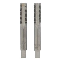 Метчик ручной М12 х 1.75 мм, комплект из 2 шт Сибртех