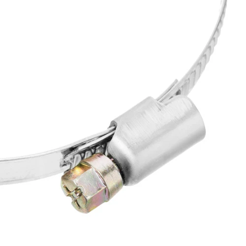 Хомуты нержавеющая сталь, Стандартное болтовое крепление 70-90 мм, 25 штук в упаковке, ширина 9 мм Сибртех