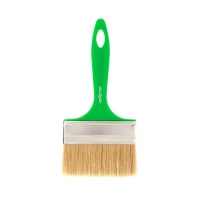 Кисть флейцевая "Эксперт", 100 x 8, натуральная щетина, пластиковая ручка Сибртех