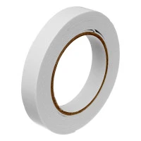 Лента клейкая на вспененной основе, двусторонняя белая 19 мм х 5 м Matrix