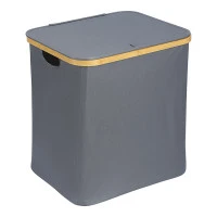 Корзина для белья neat mid, 40x33x43 см, серая