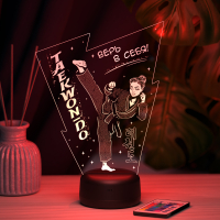 3D светильник  Светильник "Тхэквондо (Девочка)"