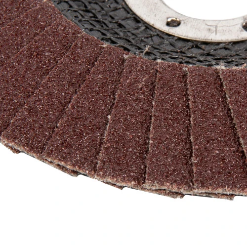 Круг лепестковый торцевой, конический, Р 80, 125 х 22.2 мм Сибртех