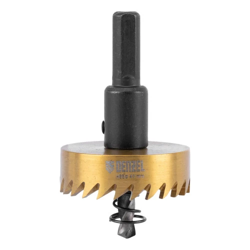 Коронка по металлу HSS, 41 мм, нитридтитановое покрытие Denzel