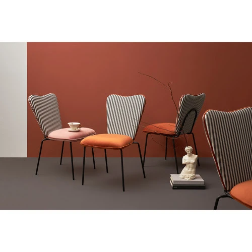 Стул pompadour, велюр, терракотовый