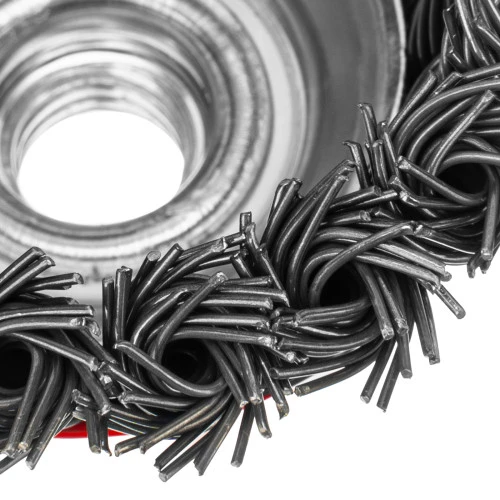 Щетка для УШМ, 75 мм, М14, "чашка", крученая проволока 0.8 мм Matrix