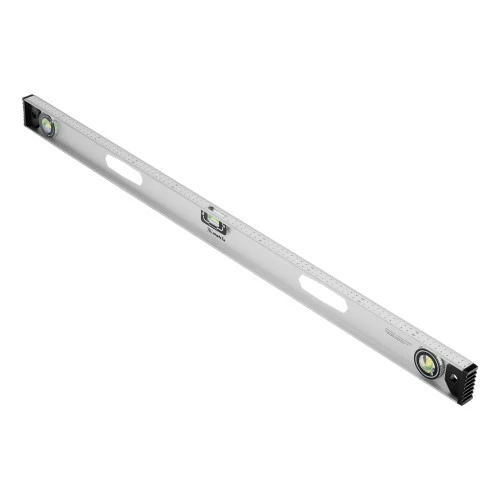 Уровень алюминиевый "Рельс", 1000 мм, 3 глазка (1 поворотный) Matrix