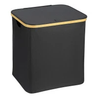 Корзина для белья neat mid, 40x33x43 см, черная