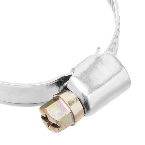 Хомуты металлические, Стандартное болтовое крепление 25-40 мм, 50 штук в упаковке, ширина 9 мм Сибртех