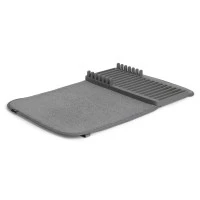 Коврик для сушки посуды udry, 33x50,8 см, темно-серый