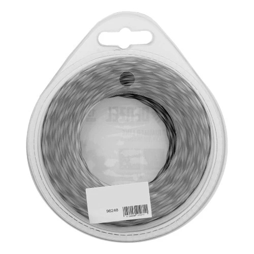 Леска для триммера двухкомпонентная эллипс 2,4мм х 15м, блистер EXTRA CORD,  Denzel