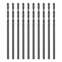 Сверло по металлу, 1.5 мм, полированное, HSS, 10 шт, цилиндрический хвостовик Matrix