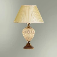 Настольная лампа с абажуром  26-12.56/95512 ПАЛЬМИРА