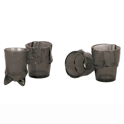 Набор из 4 стаканов kitty, черный