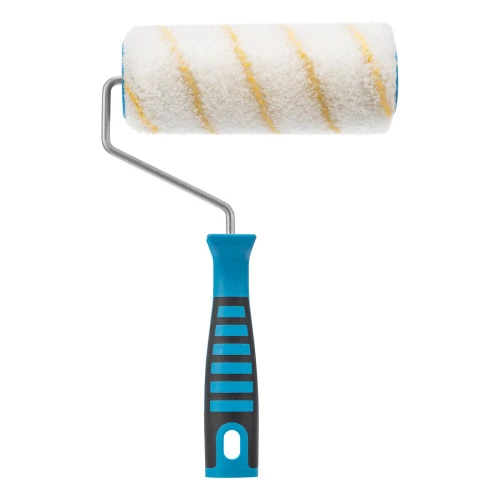 Валик для внутренних работ синтетический, с двухком.ручкой, 180 мм, ворс 12 мм, D 48 мм, D ручки 6 мм, полиакрил Matrix